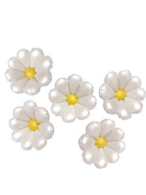 MINNIDIP NWT 5ct
Balloon Garland: Flower in White -Pearl